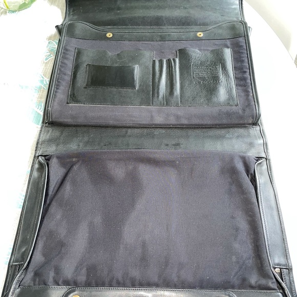 Coach Fold-Over Briefcase Made in Italy - Picture 6 of 13